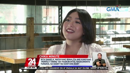 Rita Daniela, masayang ibinalita ang kaniyang 'perfect timing' na pagbubuntis | 24 Oras