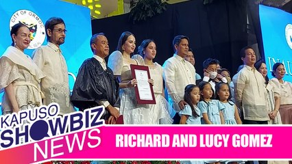 Kapuso Showbiz News: Richard at Lucy Gomez, nanumpa bilang congressman, mayor | Highlights