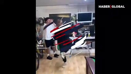 Dans eden genç yer yarıldı içine düştü: O anlar viral oldu