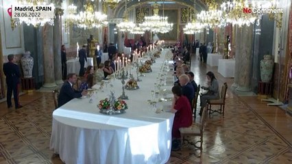 Gálavacsorával kezdődött el a madridi NATO-csúcs