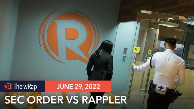 SEC issues revocation order vs Rappler in last 2 days of Duterte presidency