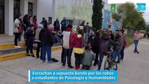 Escrachan a supuesta banda por los robos a estudiantes de Psicología y Humanidades