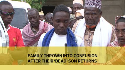 Family thrown into confusion after their ‘dead’ son returns