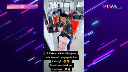 Kakek Beli Pajero Pakai Uang Tunai Dalam Karung