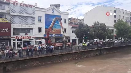 Kedi kurtarma operasyonunu onlarca kişi film izler gibi izledi