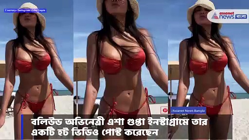 বাদামি রঙের সেক্সি বিকিনিতে নিজের আকর্ষণীয় শরীর প্রদর্শন করে ভাইরাল এশা গুপ্তা