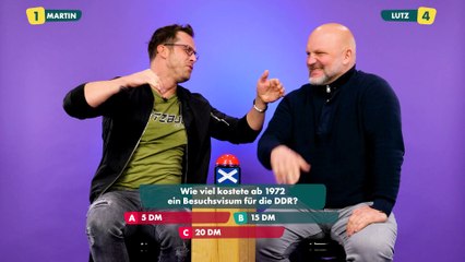 Diese Fragen kannst du nur beantworten, wenn du noch in der DDR gelebt hast!
