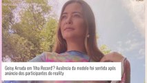 'Ilha Record': Geisy Arruda expõe por que foi barrada pela emissora. 'Todo mundo tem seus defeitos'