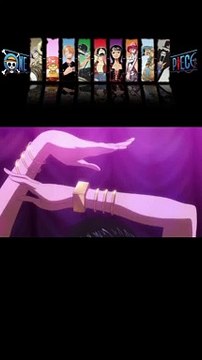 Nico Robin is dancing for the Marines