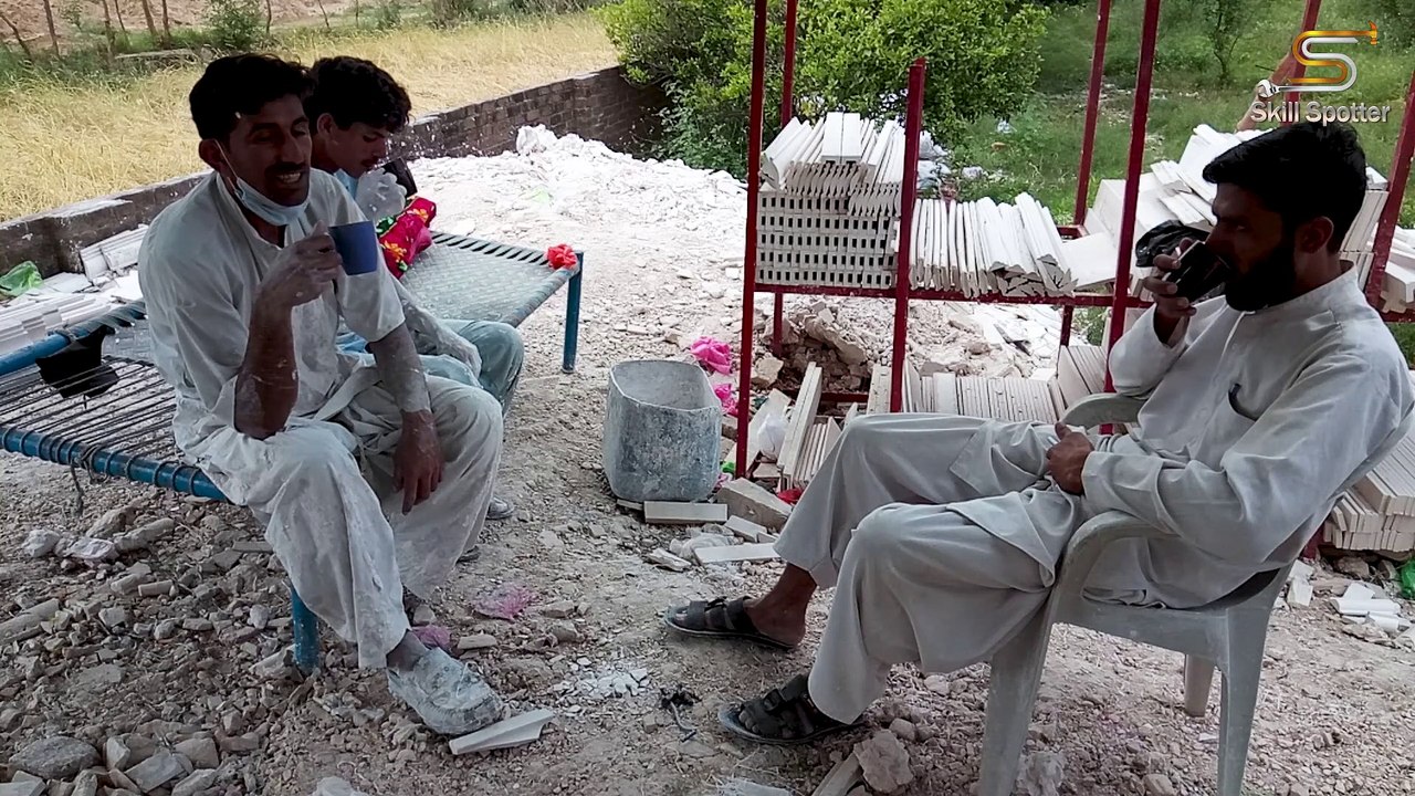 10 False ceiling borders making with Plaster of paris - Skill Spotter