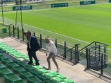 Laurent Battles, le nouvel entraîneur des Verts présenté à la presse - Reportage TL7 - TL7, Télévision loire 7