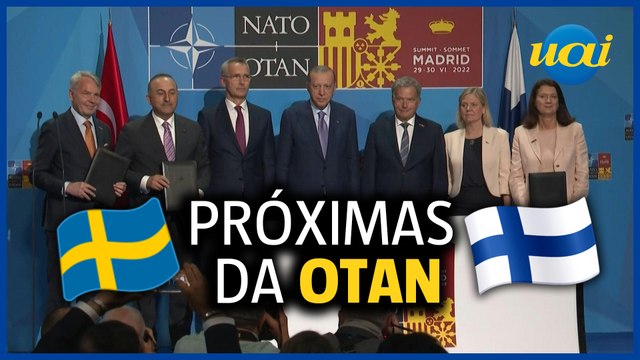 Turquia apoia adesão de Finlândia e Suécia à Otan