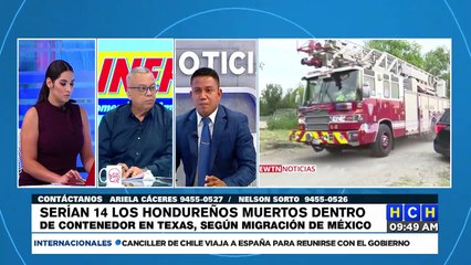 "Adicional a los cuatro iniciales, 10 cadáveres más están en proceso de identificación": Canciller hondureño