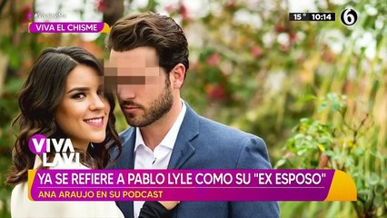 ¿Confirma su separación? Ana Araujo ya se refiere a Pablo Lyle como "ex esposo"