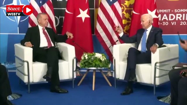 Erdoğan, ABD Başkanı Biden ile görüştü