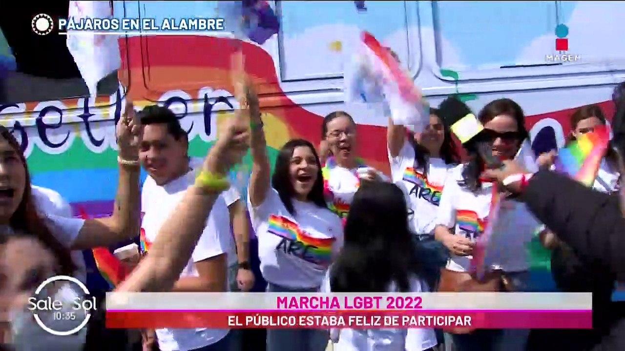 Ola de famosos en Marcha LGBT+ 2022 en CDMX