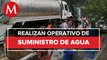 Conagua distribuye 13 millones de litros de agua potable en Nuevo León