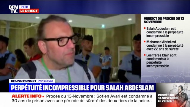 Bruno Poncet, rescapé du Bataclan: Je vais pouvoir reprendre mon quotidien, même si je suis gravé au fer rouge après ce que j'ai vécu