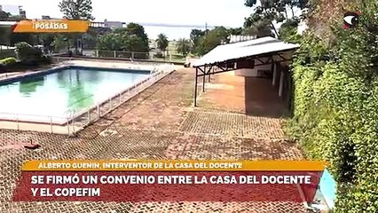 Se firmó un convenio entre la casa del docente y el COPEFIM
