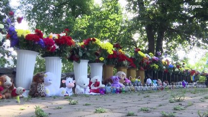 Ucraina, altri video sulle bombe russe al centro commerciale