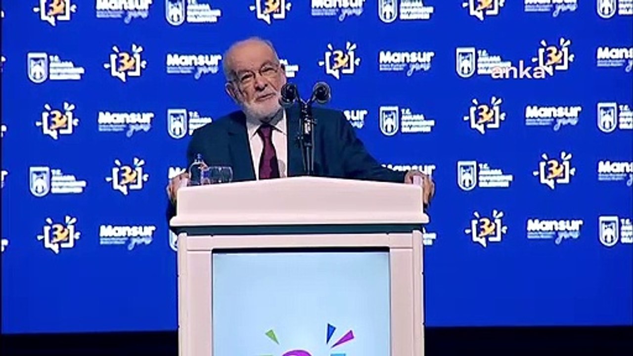 Karamollaoğlu, Ankara Büyükşehir Belediyesi temel atma töreninde:  Bu kadar baskı altında hakikaten çok muazzam bir başarı öyküsü