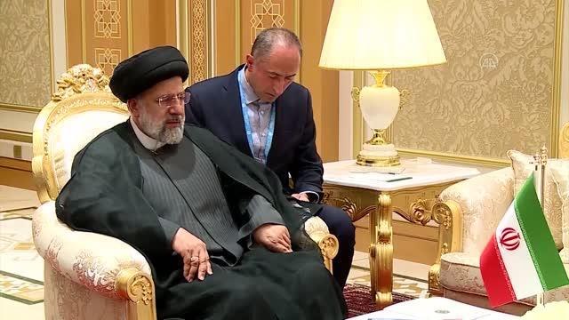 İran Cumhurbaşkanı Reisi - Rusya Devlet Başkanı Putin görüşmesi