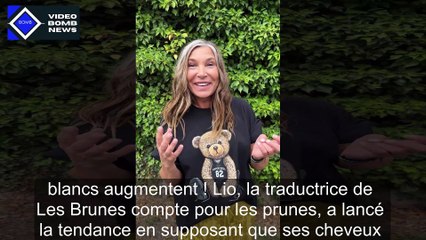 Zazie revient à la musique... avec un nouveau look : la chanteuse a les cheveux gris