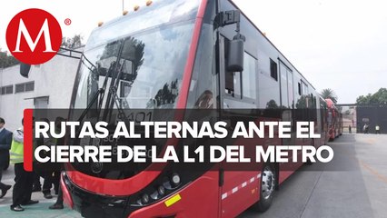 Conoce las rutas alternas ante el cierre parcial de la línea 1 del metro de la CdMx