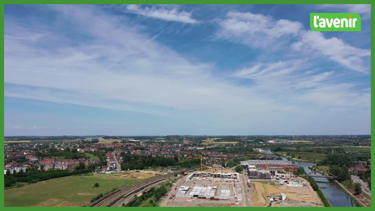 Le Brabant Wallon vu du ciel : Les anciennes Forges de Clabecq