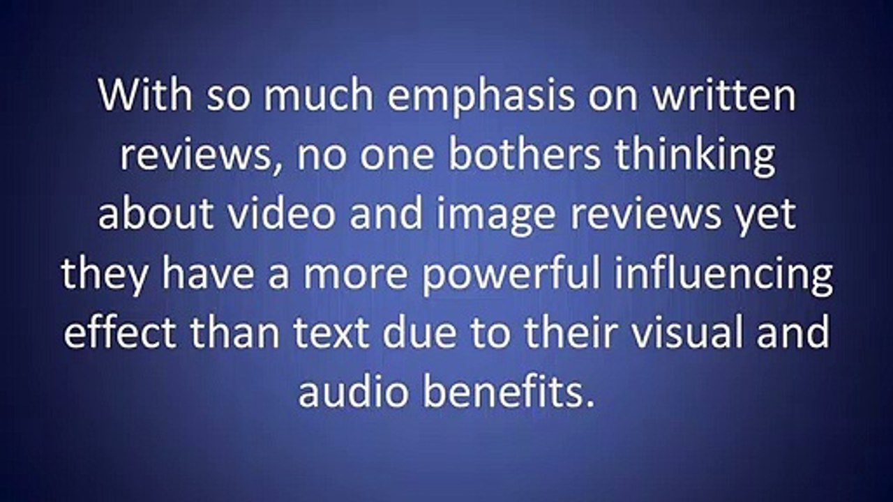 How to collect video and photo customer reviews