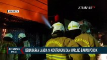 14 Kamar Kontrakan dan Warung Bahan Pokok di Jakarta Barat Ludes Terbakar