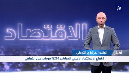 المركزي: ارتفاع الاستثمار الأجنبي المباشر 269% مؤشر على التعافي