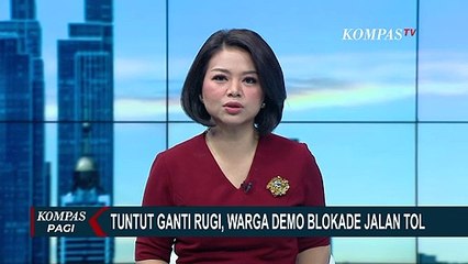 Demo Tuntut Ganti Rugi Lahan, Warga Bekasi Blokade Gerbang Tol Jatikarya