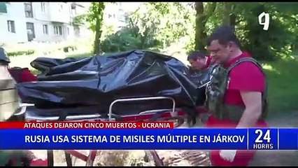 Ucrania: Rusia lanza misiles para atacar Jarkov y dejan cinco personas muertas