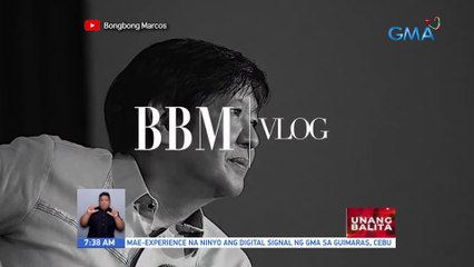 Other side ni President elect Bongbong Marcos, mapapanood sa kanyang vlogs | UB