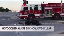 Motociclista muere en accidente vehicular