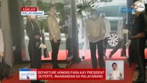 President Rodrigo Duterte, dumating na sa Malacañang
