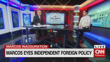 下载视频: Marcos eyes independent foreign policy | The Oath: The Presidential Inauguration