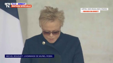 "Vous m'avez sans doute empêché de mourir": l'hommage de Muriel Robin à Michel Bouquet