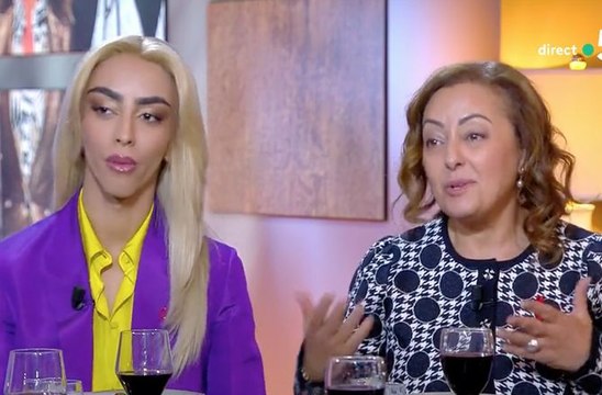 Amina Frühauf et Bilal Hassani dans C à vous