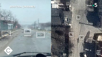 C à Vous : la preuve que la Russie ment à propos des cadavres à Boutcha
