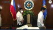Rodrigo Duterte welcomes Ferdinand Marcos Jr. in Malacañang