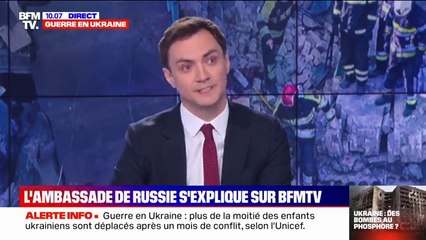 BFMTV : La théorie folle du porte-parole de l'ambassade de Russie