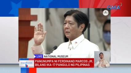Oath-taking ni Ferdinand "Bongbong" Marcos Jr. bilang ika-17 na Pangulo ng Pilipinas