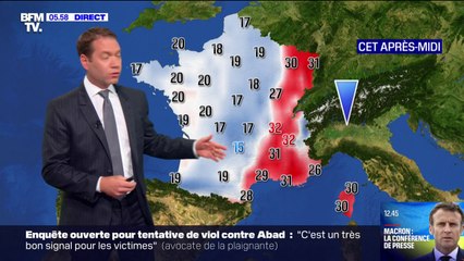 Video herunterladen: La chaleur s'en va excepté sur l'Est du pays, où des orages sont attendus ce jeudi soir