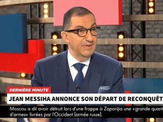 Inattendu : Jean Messiha quitte déjà Reconquête - s'est-il fâché avec Eric Zemmour ? Il répond !