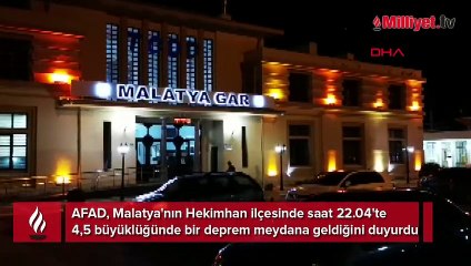 Malatya'da 4,5 büyüklüğünde deprem! AFAD'dan açıklama geldi
