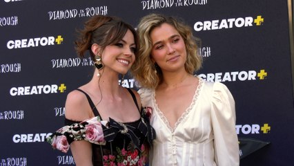 Caitlin Carver and Haley Lu Richardson "Diamond in the Rough" Los Angeles Premiere