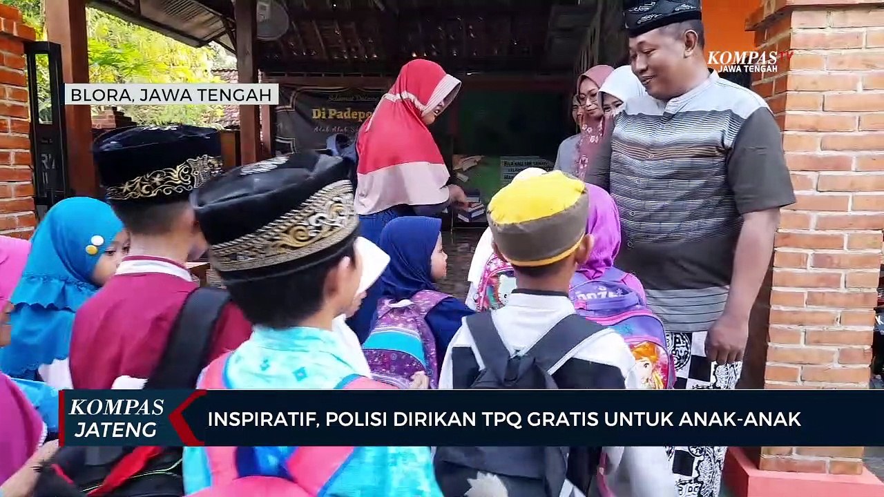 Inspiratif, Polisi Dirikan TPQ Gratis Untuk Ana...