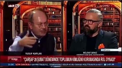 Akit programcısı laikliği savunanlara hakaretler yağdırdı